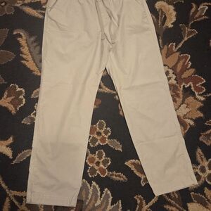 Womens Beige Casual Pants